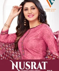 Nusrat Vol 9 Vandana Creation Wholesale Cotton Dress Material