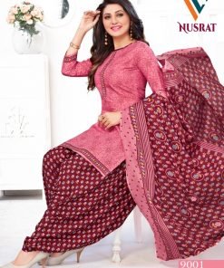 Nusrat Vol 9 Vandana Creation Wholesale Cotton Dress Material