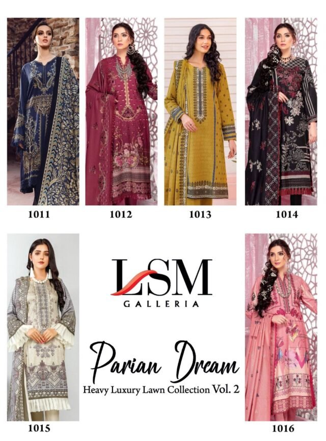 Parian Dream Heavy Luxury Lawn Collection Vol 2
