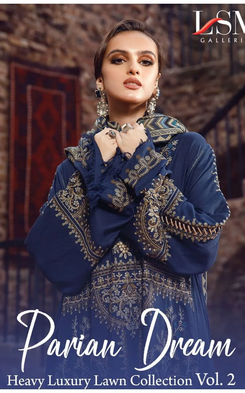 Parian Dream Heavy Luxury Lawn Collection Vol 2