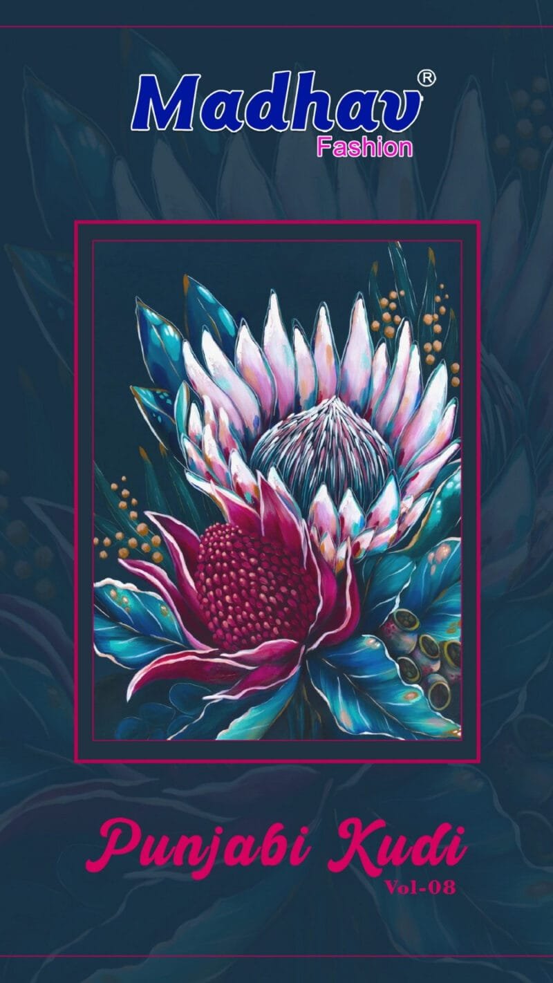 Punjabi Kudi Vol 8 Madhav Fashion Wholesale Cotton Dress Material