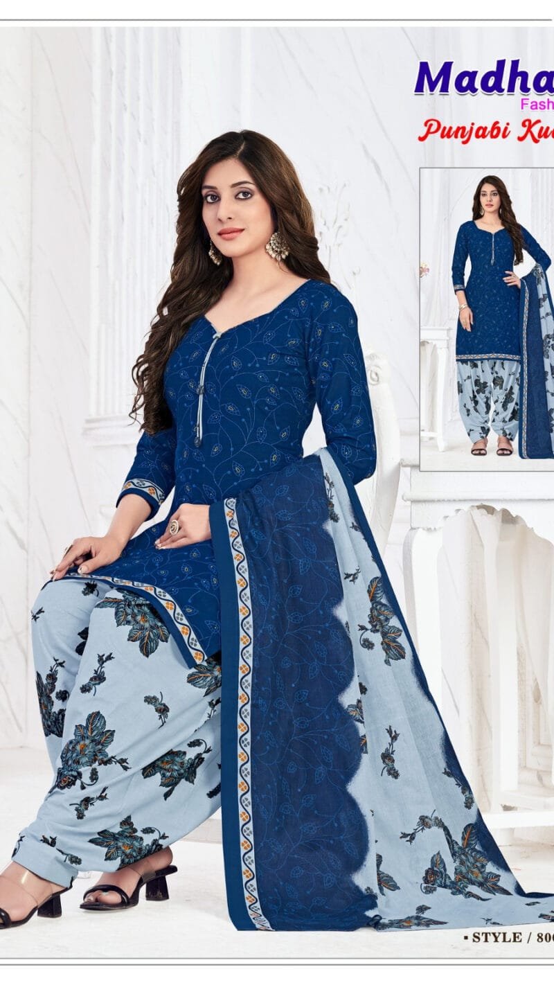 Punjabi Kudi Vol 8 Madhav Fashion Wholesale Cotton Dress Material