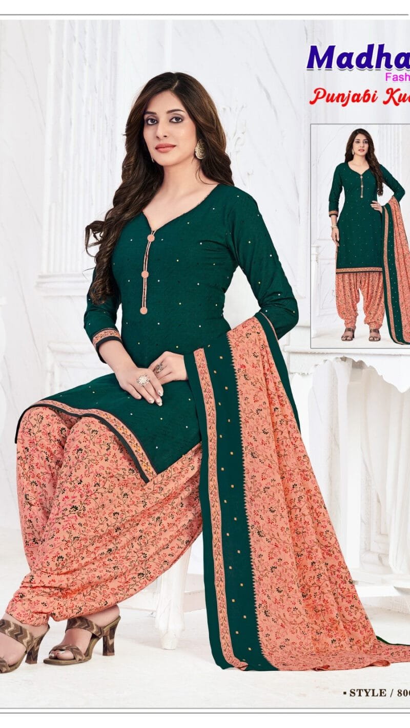Punjabi Kudi Vol 8 Madhav Fashion Wholesale Cotton Dress Material