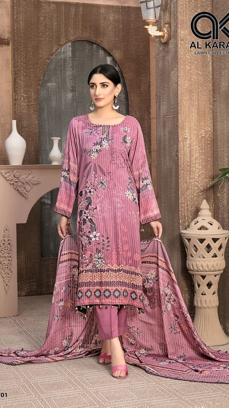 Queen’s Court Vol 2 Al Karam Wholesale Cotton Dress Material