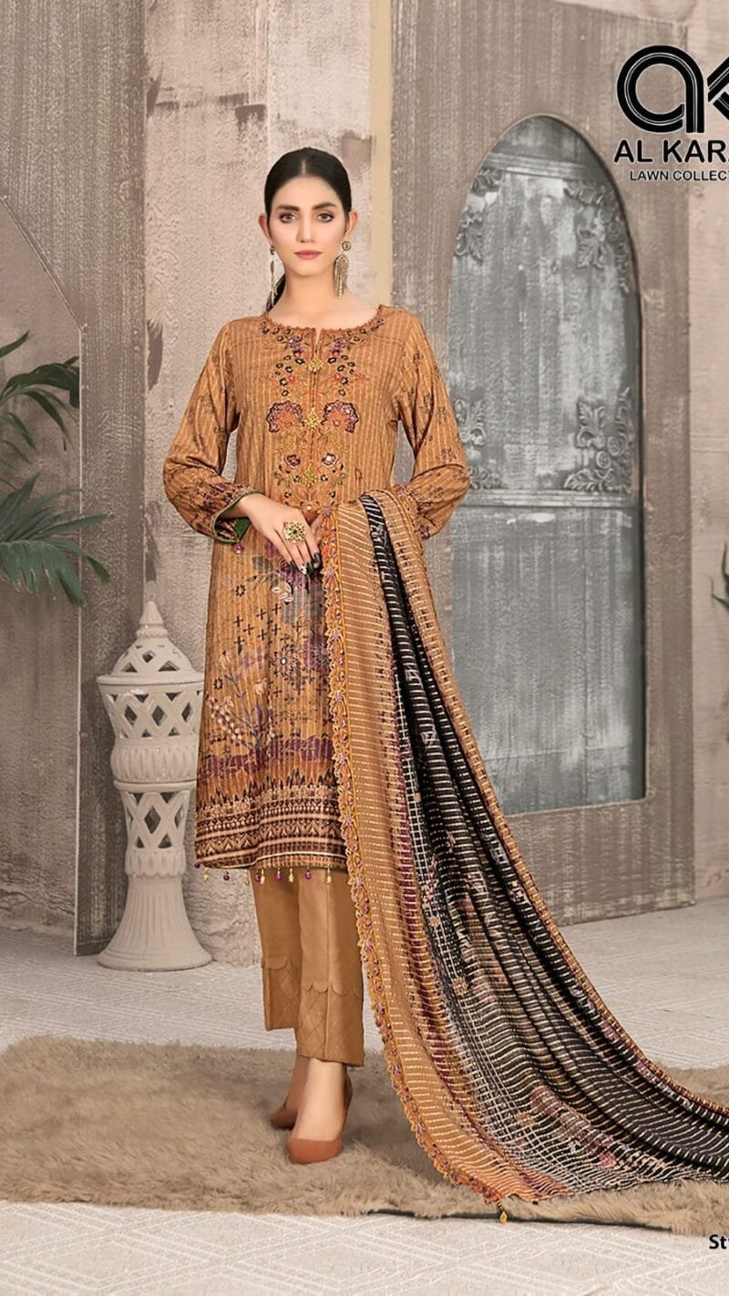 Queen’s Court Vol 2 Al Karam Wholesale Cotton Dress Material