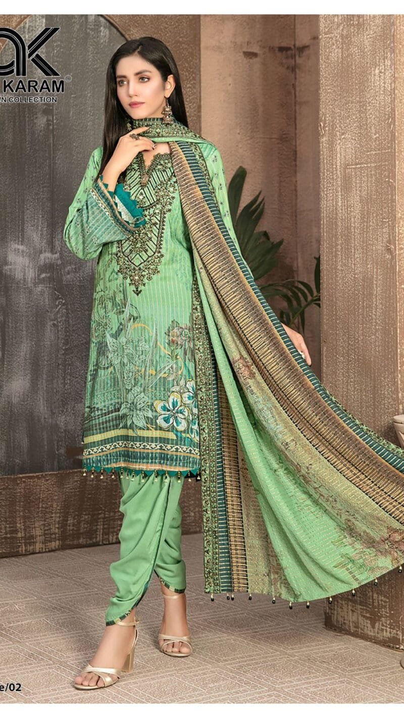 Queen’s Court Vol 2 Al Karam Wholesale Cotton Dress Material