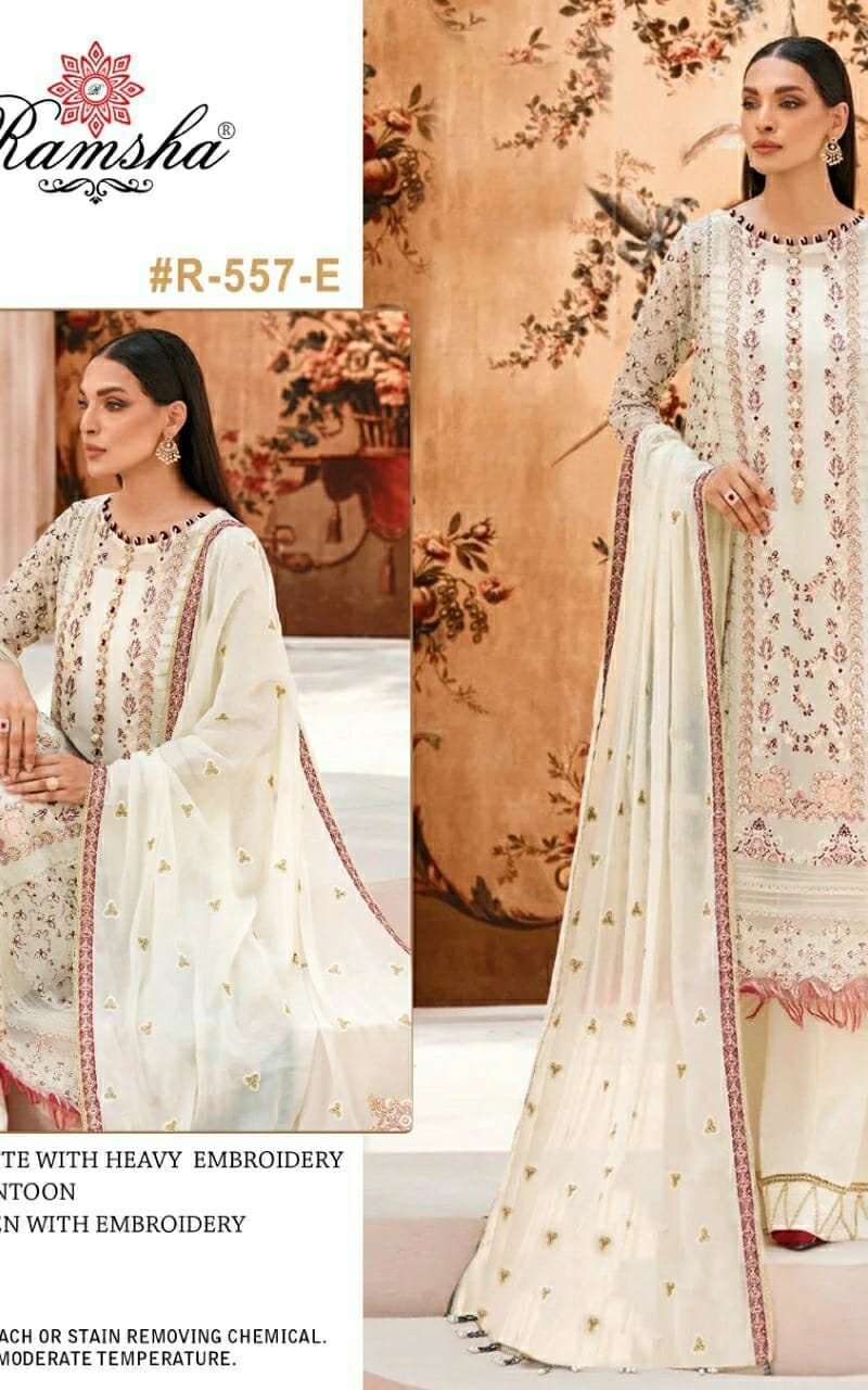 Ramsha R 557 Nx Wholesale Pakistani Salwar Suits