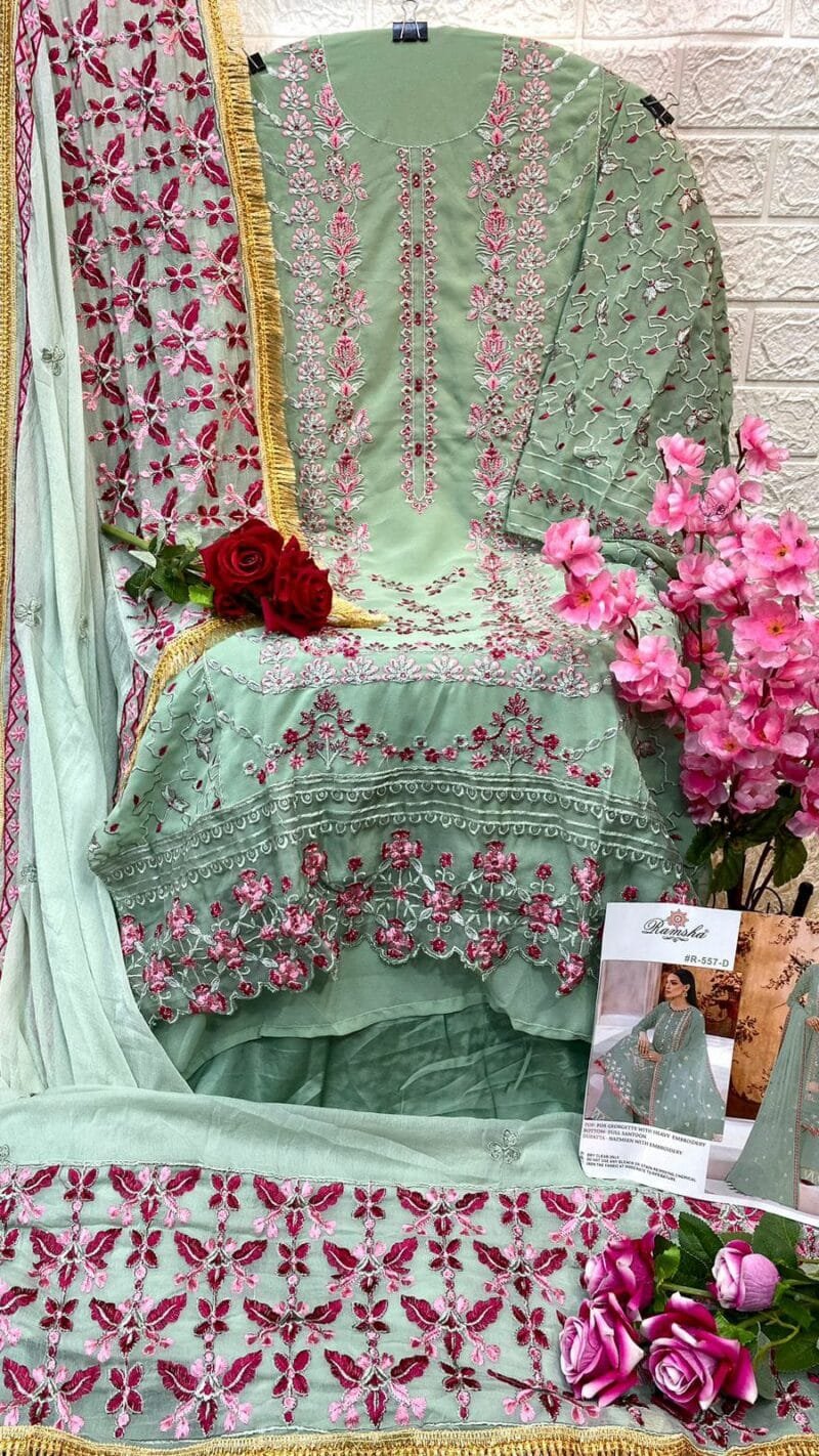 Ramsha R 557 Nx Wholesale Pakistani Salwar Suits