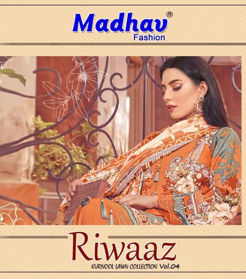 Riwaaz Vol 4 Madhav Fashion Wholesale Cotton Dress Material