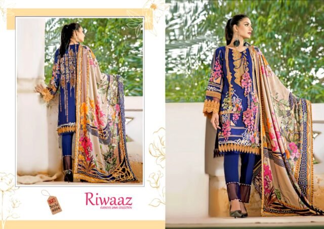 Riwaaz Vol 4 Madhav Fashion Wholesale Cotton Dress Material