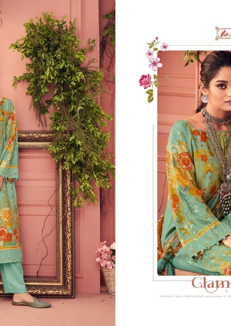 Rubina Kesar Summer Collection Wholesale Cotton Dress Material