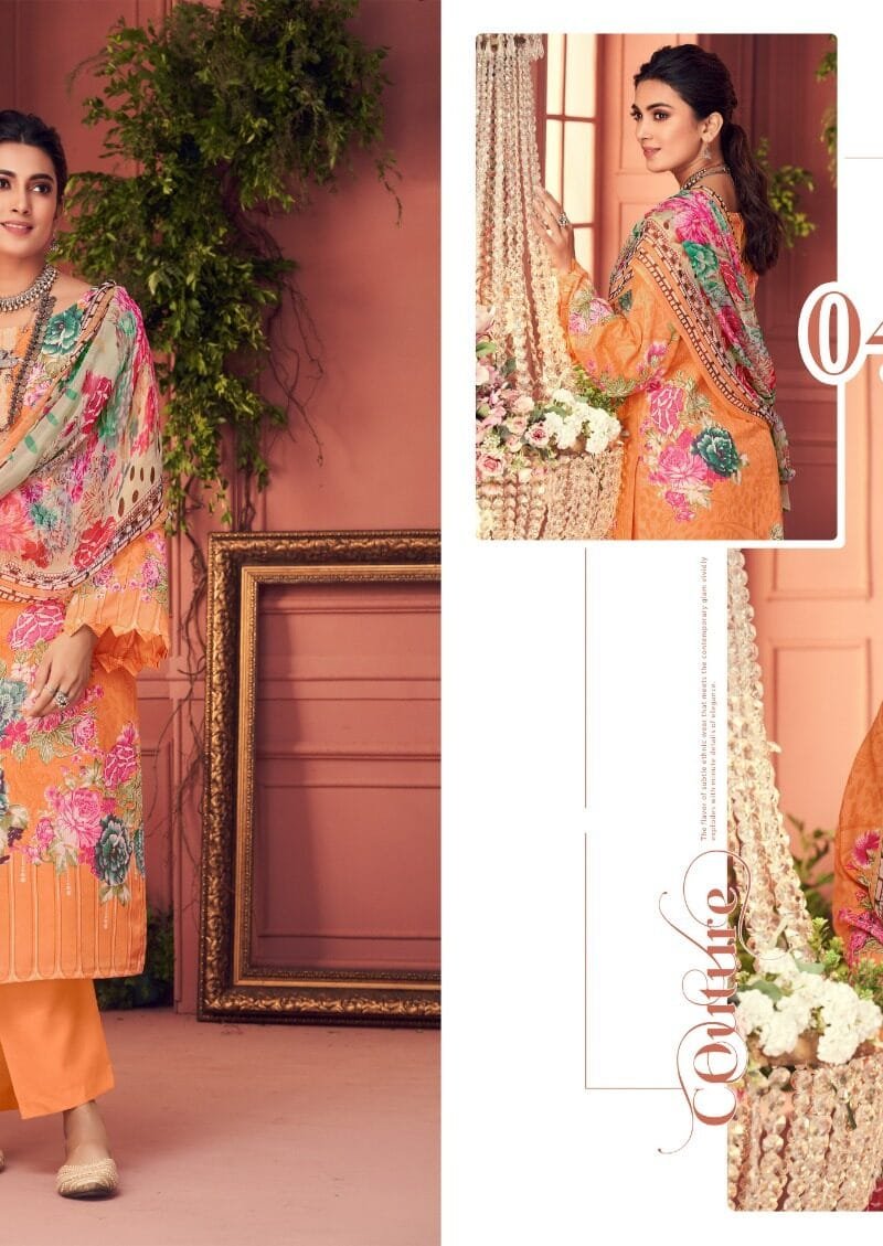 Rubina Kesar Summer Collection Wholesale Cotton Dress Material