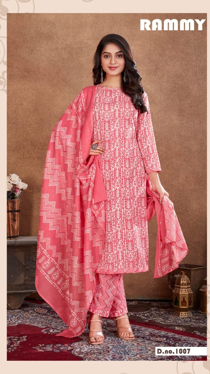 Rummy Skt Suits Wholesale Cotton Dress Material