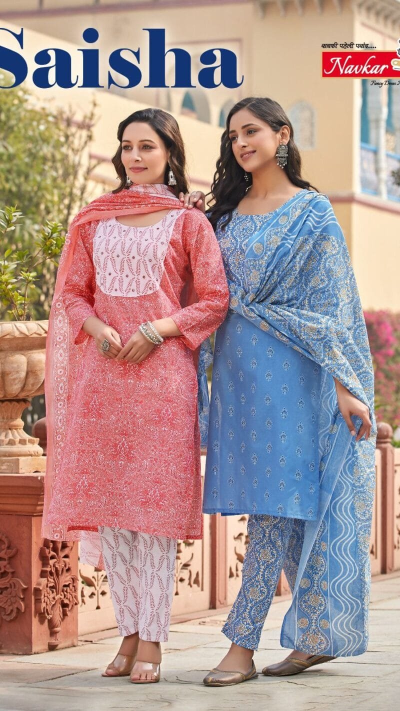 Saisha Navkar Embroidery Work Readymade Collection