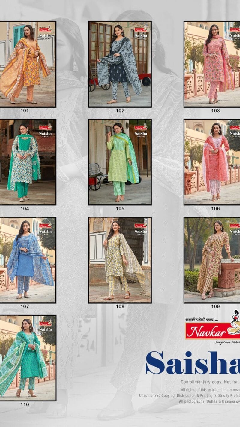 Saisha Navkar Embroidery Work Readymade Collection