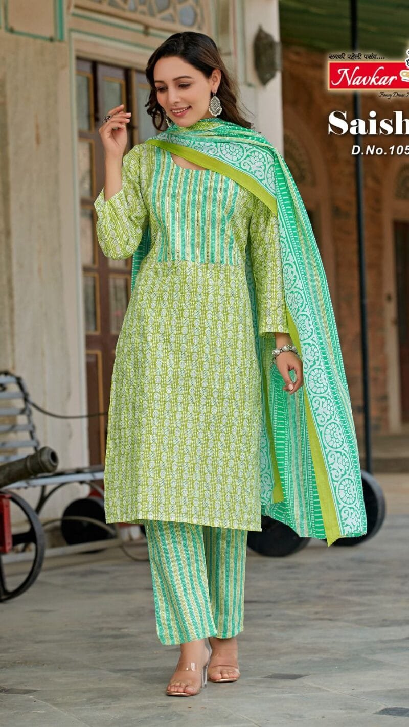 Saisha Navkar Embroidery Work Readymade Collection