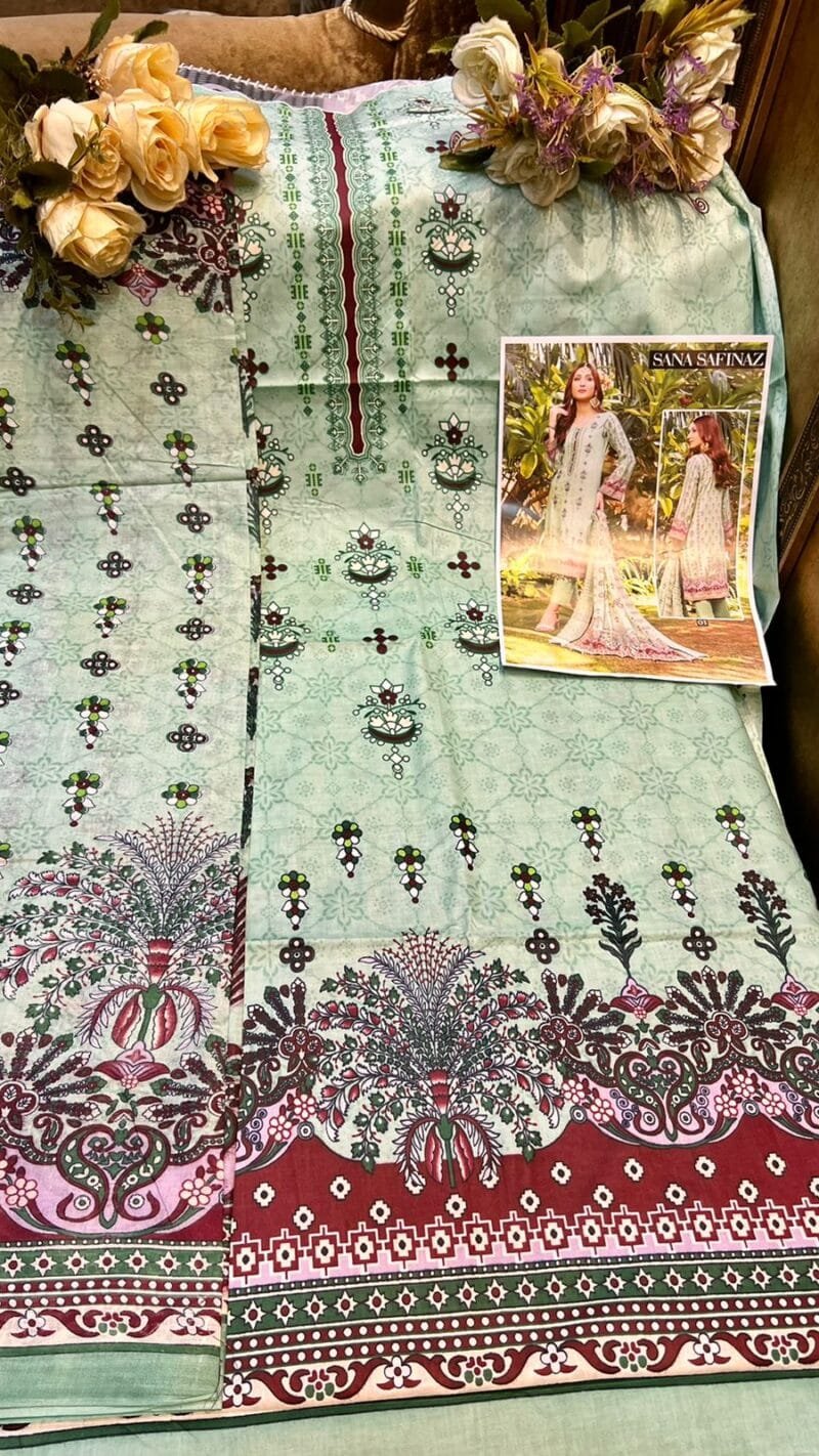 Sana Safinaz Zara Shahjahan Wholesale Cotton Dress Material