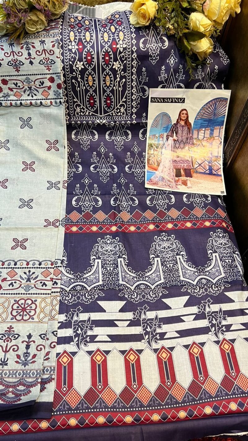 Sana Safinaz Zara Shahjahan Wholesale Cotton Dress Material