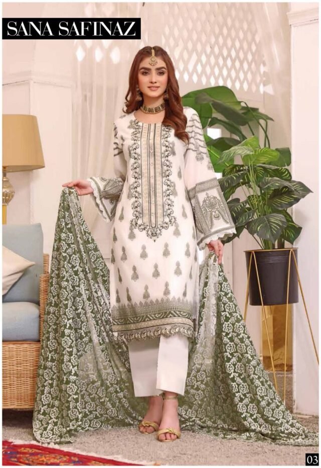 Sana Safinaz Zara Shahjahan Wholesale Cotton Dress Material