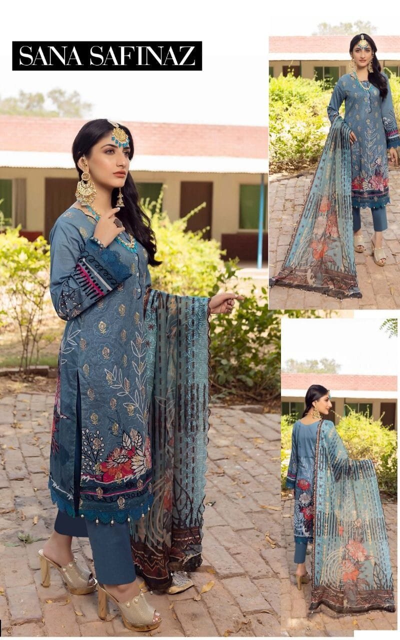 Sana Safinaz Zara Shahjahan Wholesale Cotton Dress Material