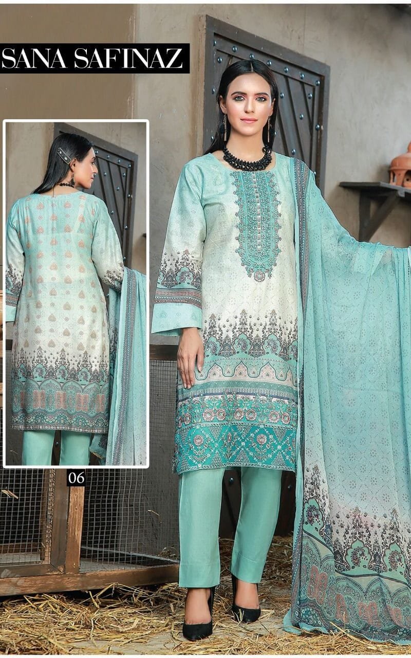 Sana Safinaz Zara Shahjahan Wholesale Cotton Dress Material