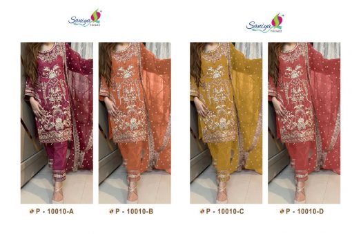 Saniya Trendz St- P-10010 Wholesale Pakistani Salwar Suits