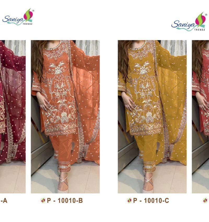 Saniya Trendz St- P-10010 Wholesale Pakistani Salwar Suits
