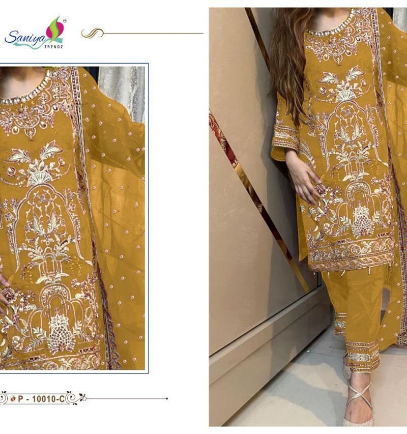 Saniya Trendz St- P-10010 Wholesale Pakistani Salwar Suits