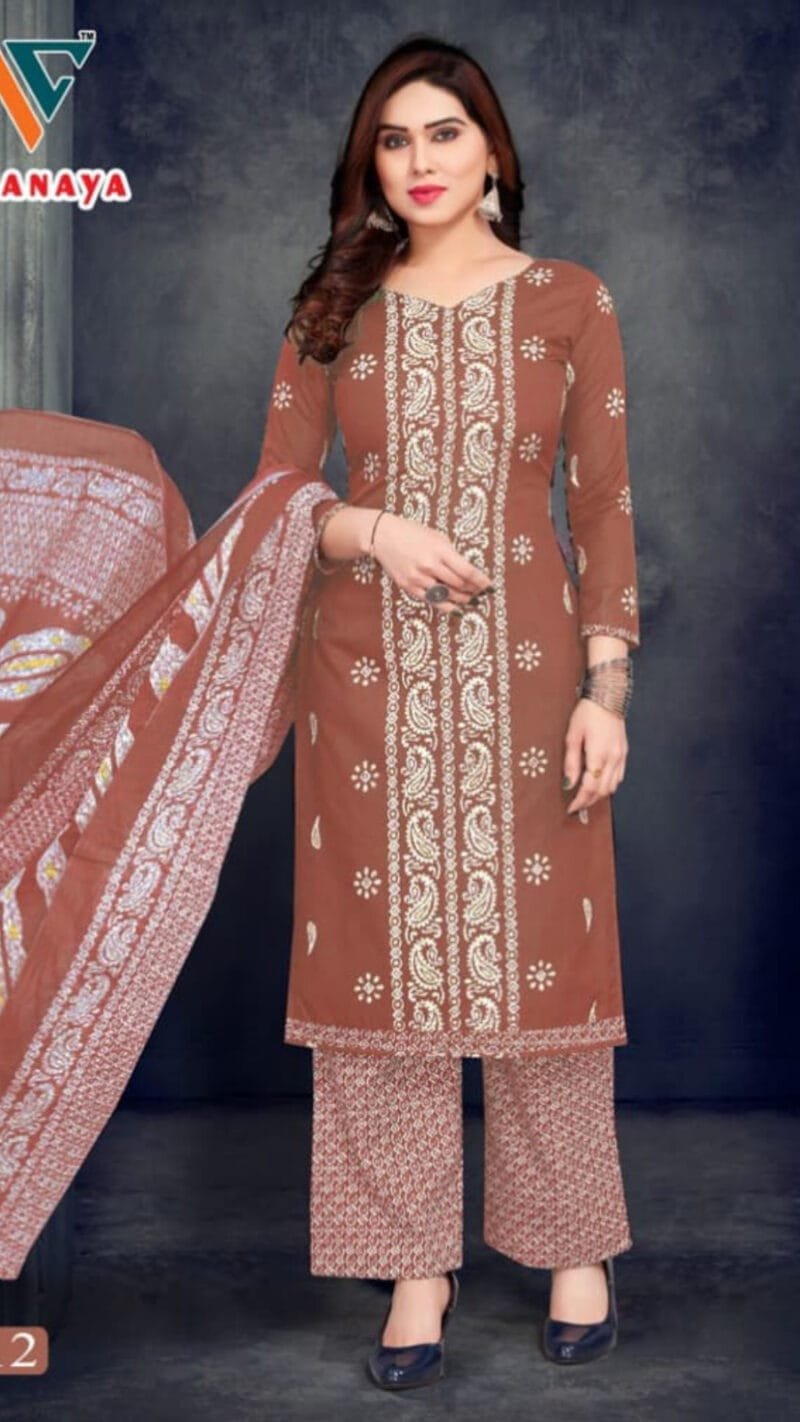 Shanaya Vol 1 Vandana Creation Wholesale Cotton Dress Material