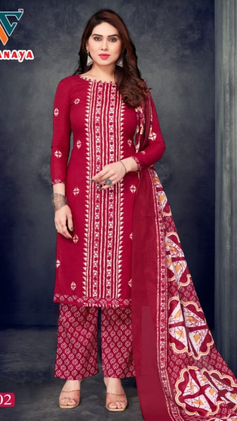 Shanaya Vol 1 Vandana Creation Wholesale Cotton Dress Material