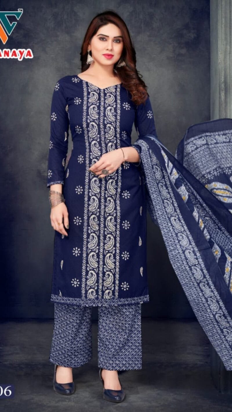 Shanaya Vol 1 Vandana Creation Wholesale Cotton Dress Material