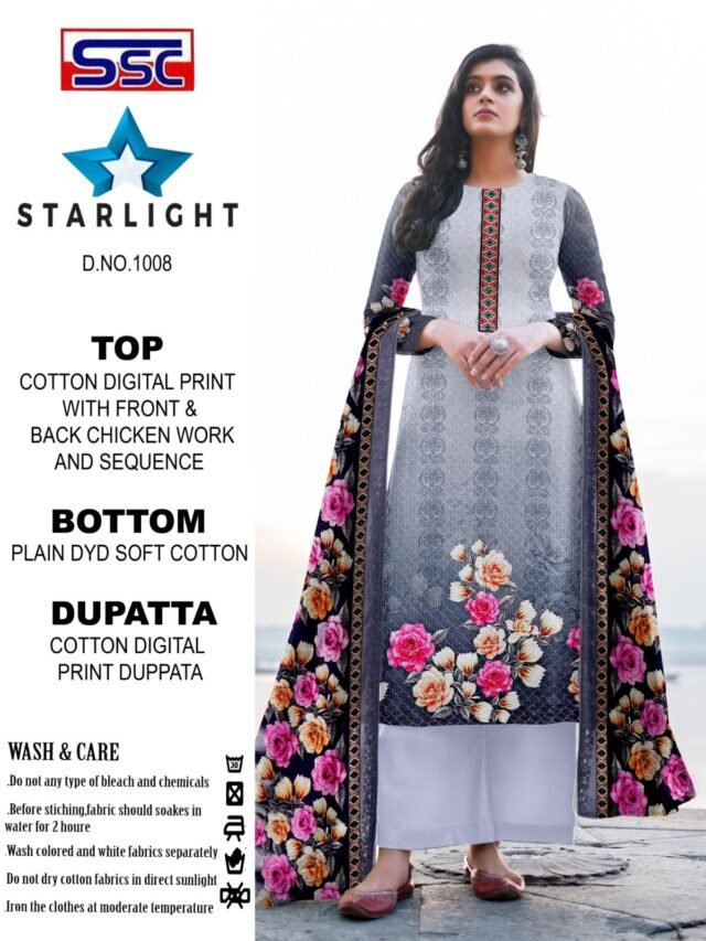 Starlight Vol 1 Wholesale Cotton Dress Material
