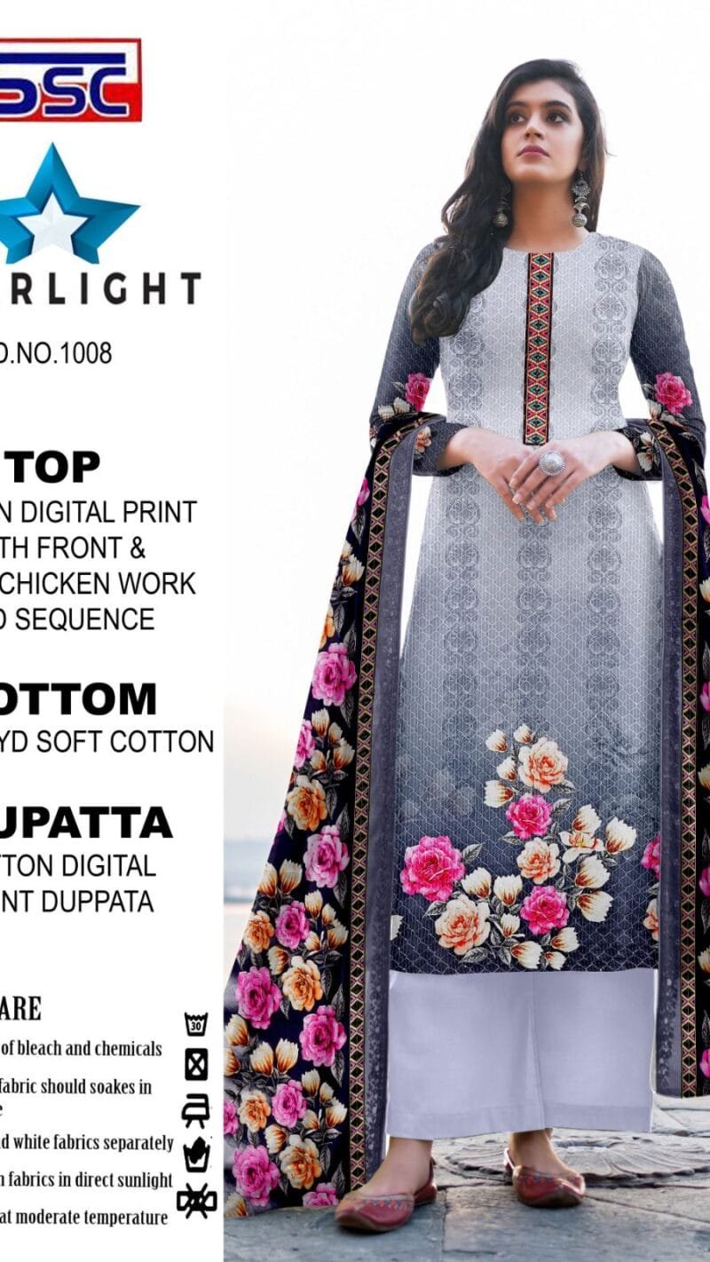 Starlight Vol 1 Wholesale Cotton Dress Material