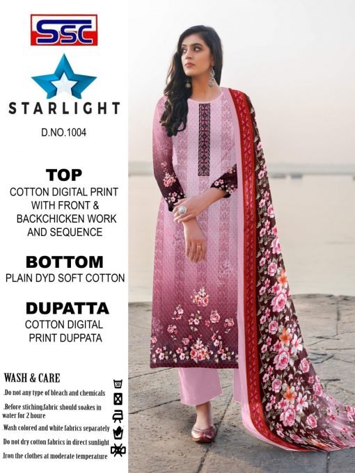 Starlight Vol 1 Wholesale Cotton Dress Material