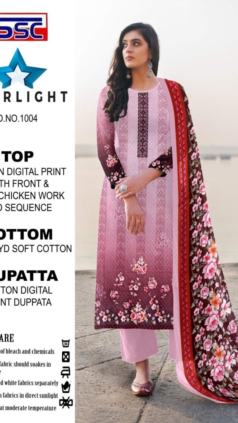 Starlight Vol 1 Wholesale Cotton Dress Material