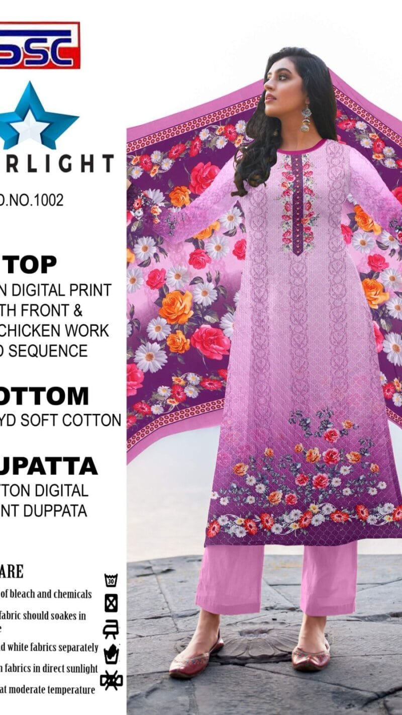 Starlight Vol 1 Wholesale Cotton Dress Material