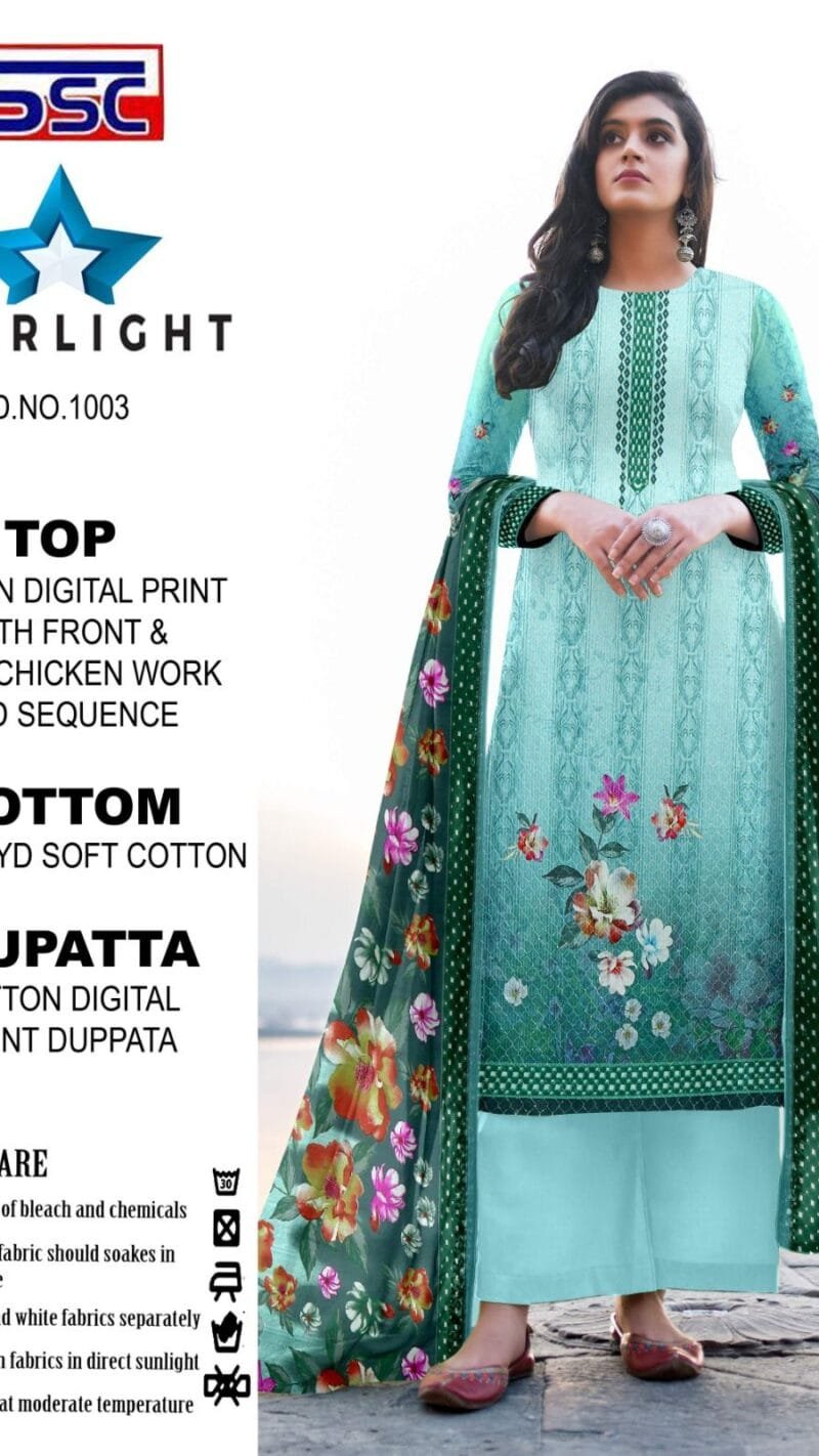 Starlight Vol 1 Wholesale Cotton Dress Material