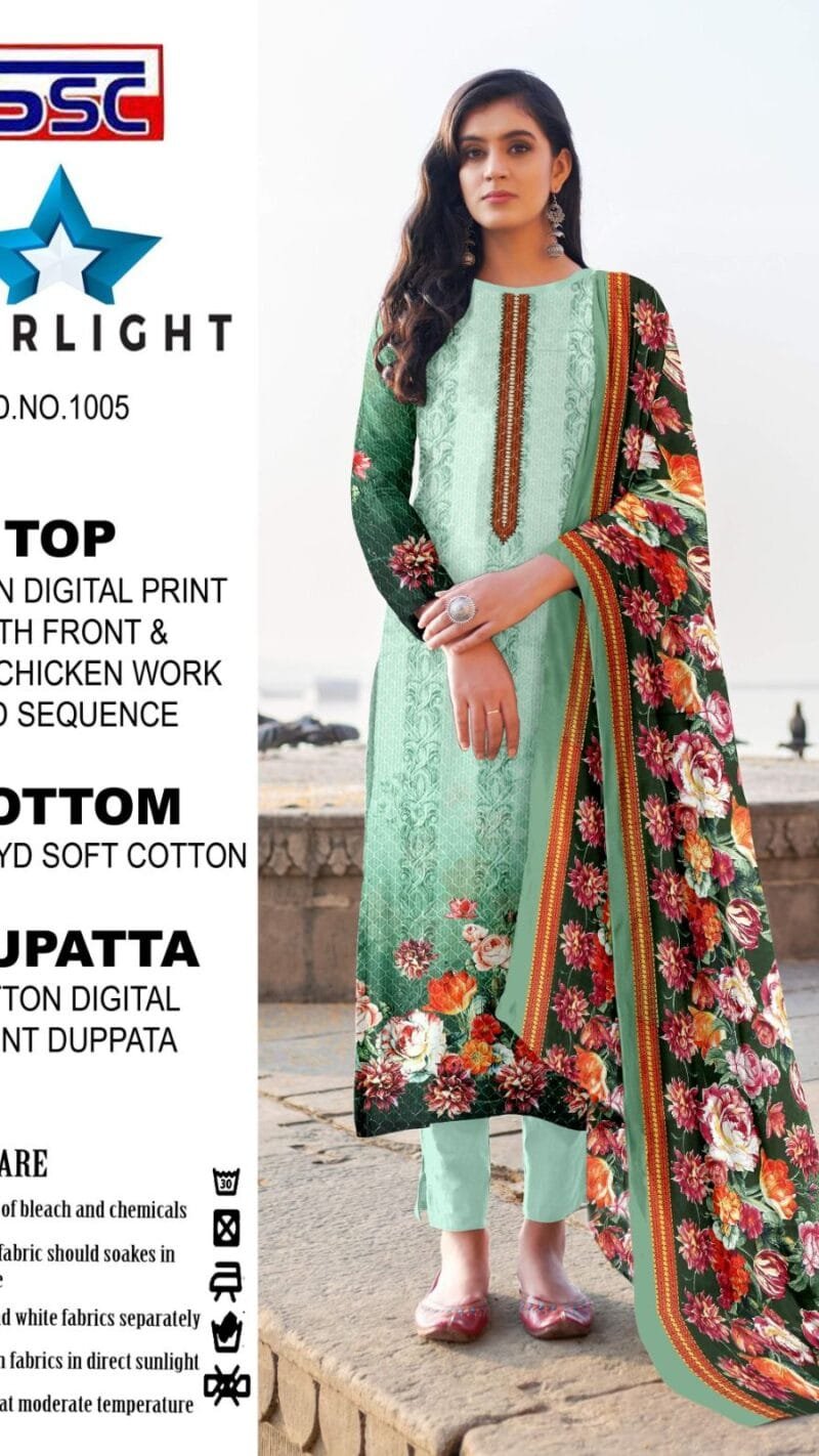 Starlight Vol 1 Wholesale Cotton Dress Material