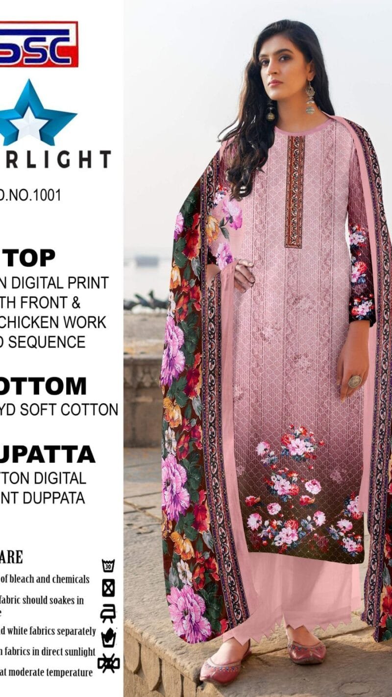 Starlight Vol 1 Wholesale Cotton Dress Material