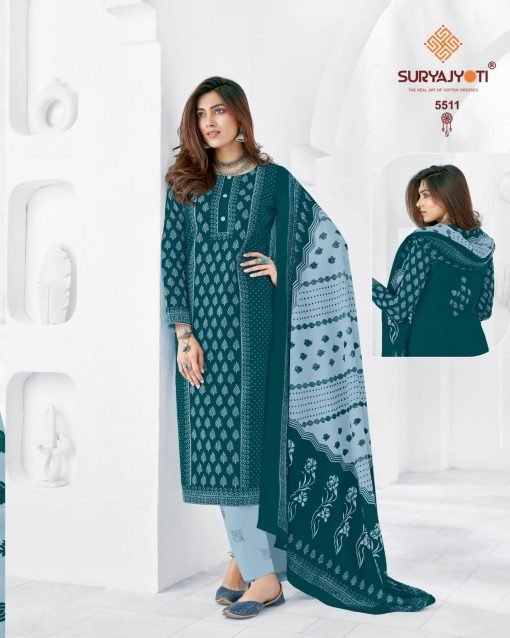 Suryajyoti Trendy Cotton Vol 55 Wholesale Cotton Dress Material