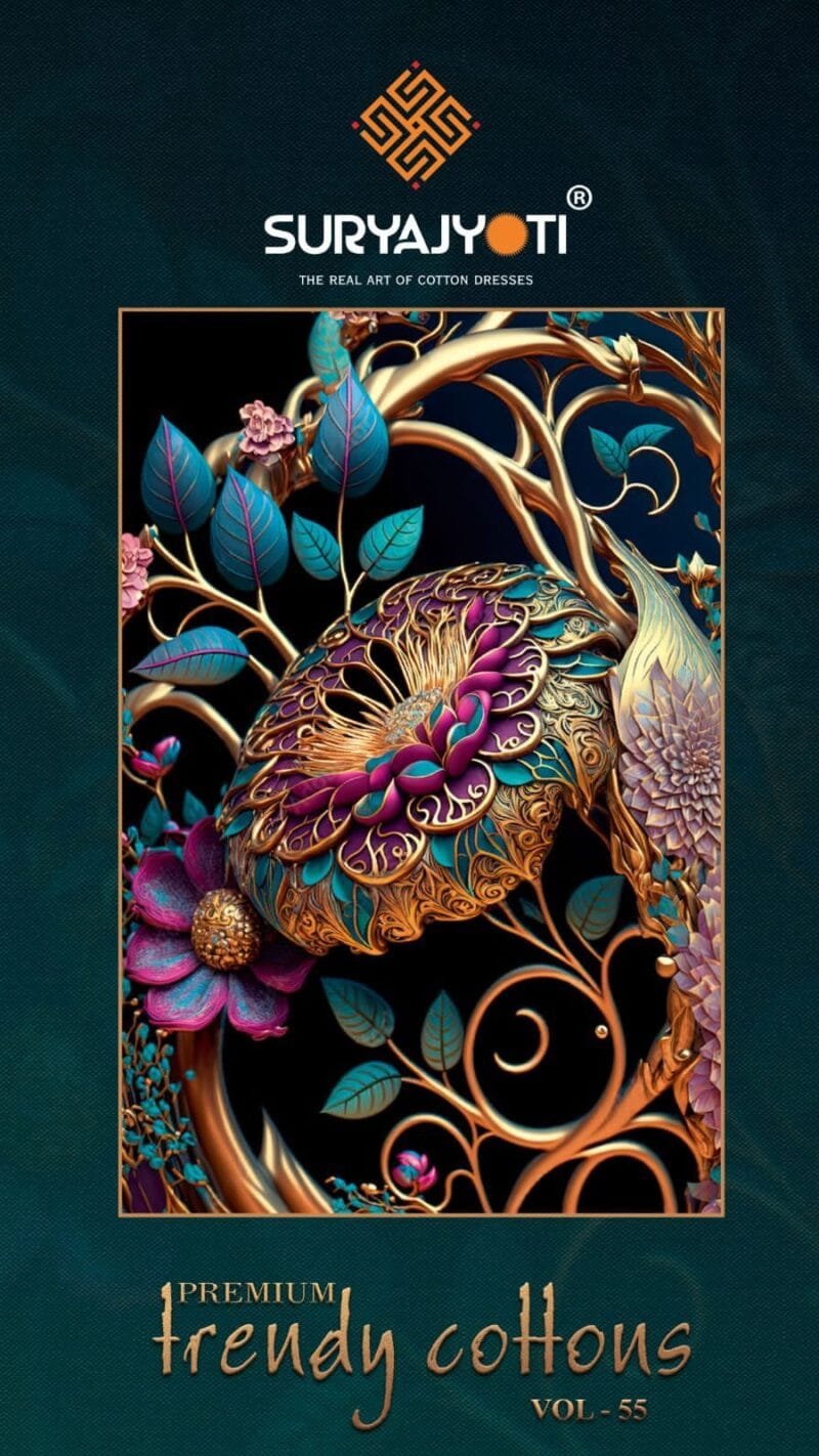 Suryajyoti Trendy Cotton Vol 55 Wholesale Cotton Dress Material