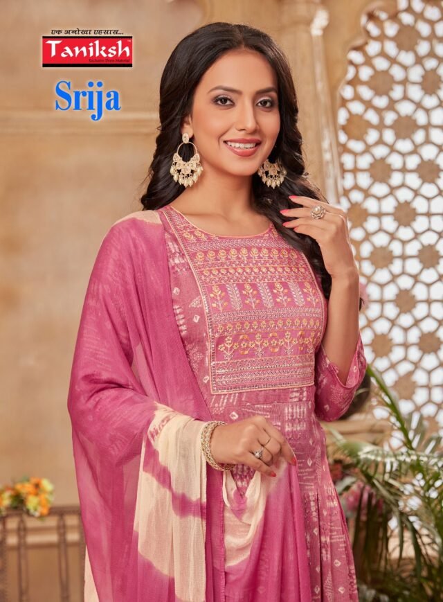 Taniksh Srija With Embroidery Work Readymade Collection
