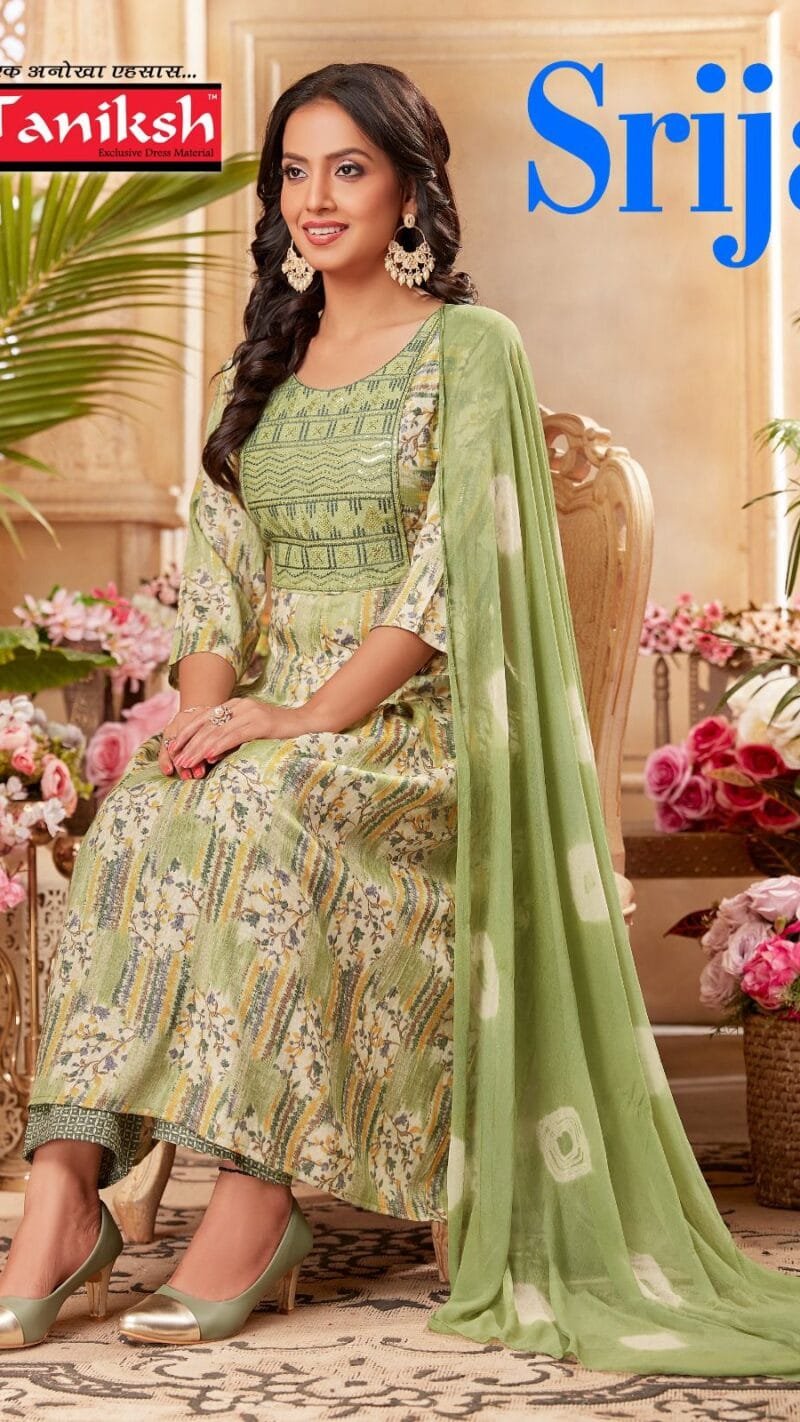 Taniksh Srija With Embroidery Work Readymade Collection