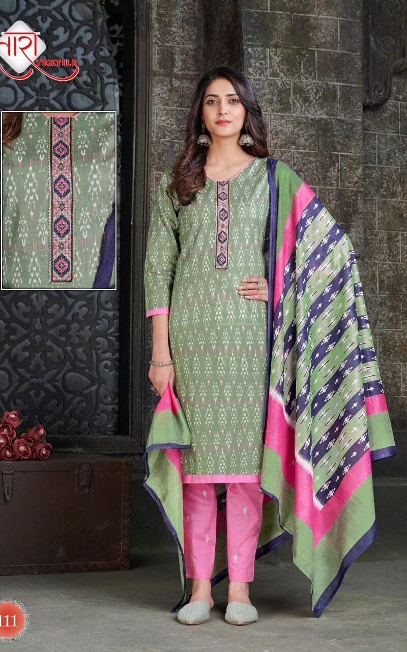 Tara Ikkat Tie Special Vol 1 Wholesale Cotton Dress Material