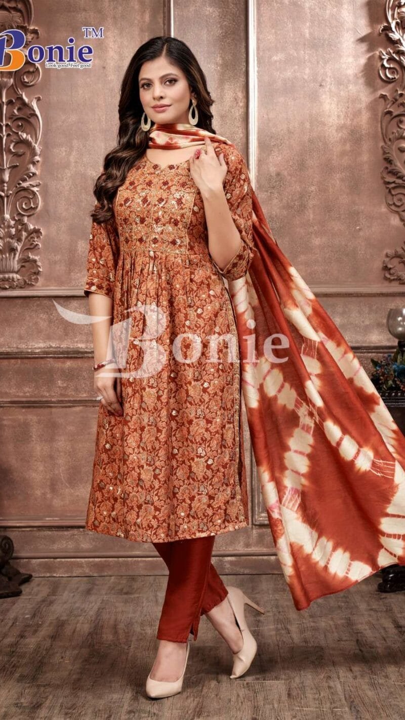 Vaani Vol 3 Bonie Kurti + Pant Dupatta