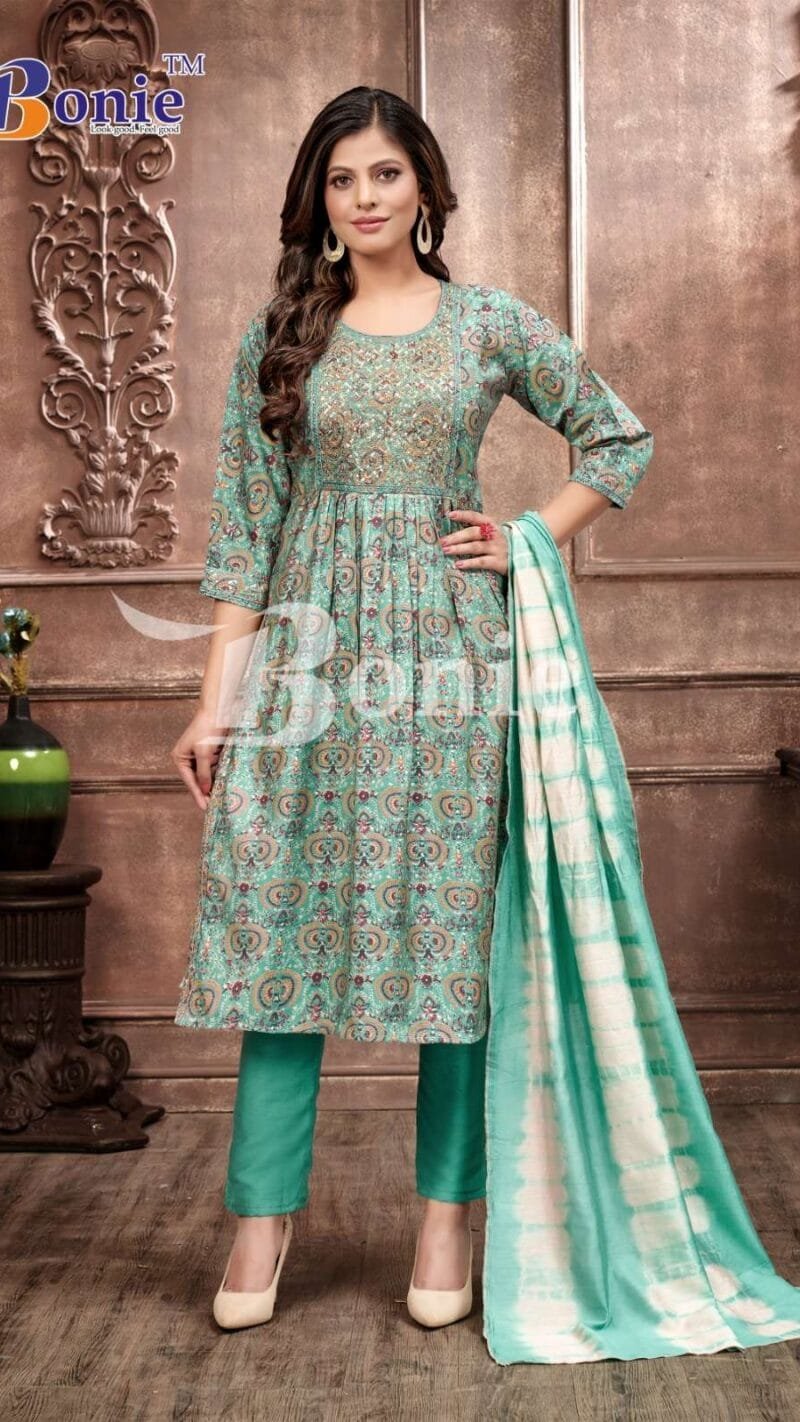 Vaani Vol 3 Bonie Kurti + Pant Dupatta