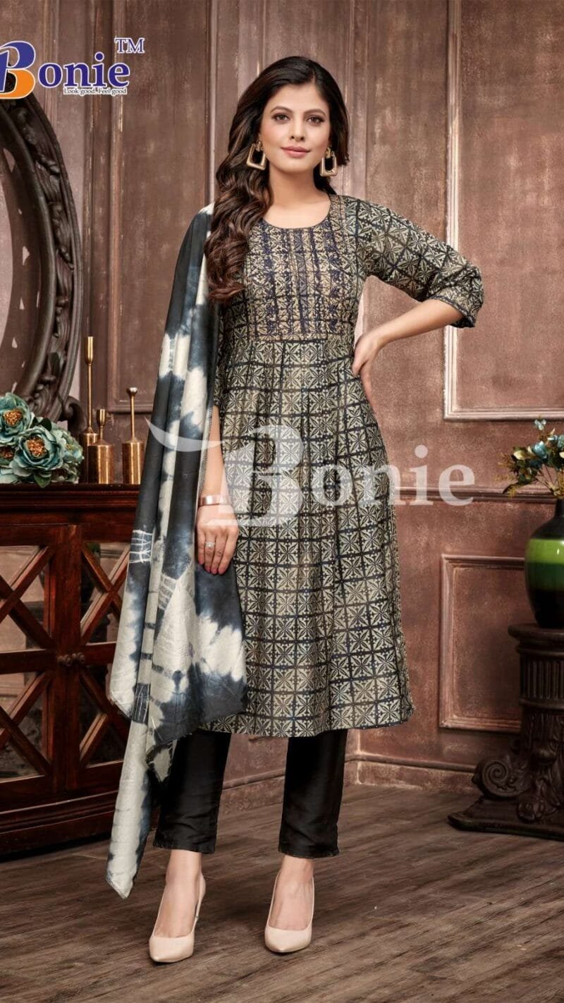 Vaani Vol 3 Bonie Kurti + Pant Dupatta