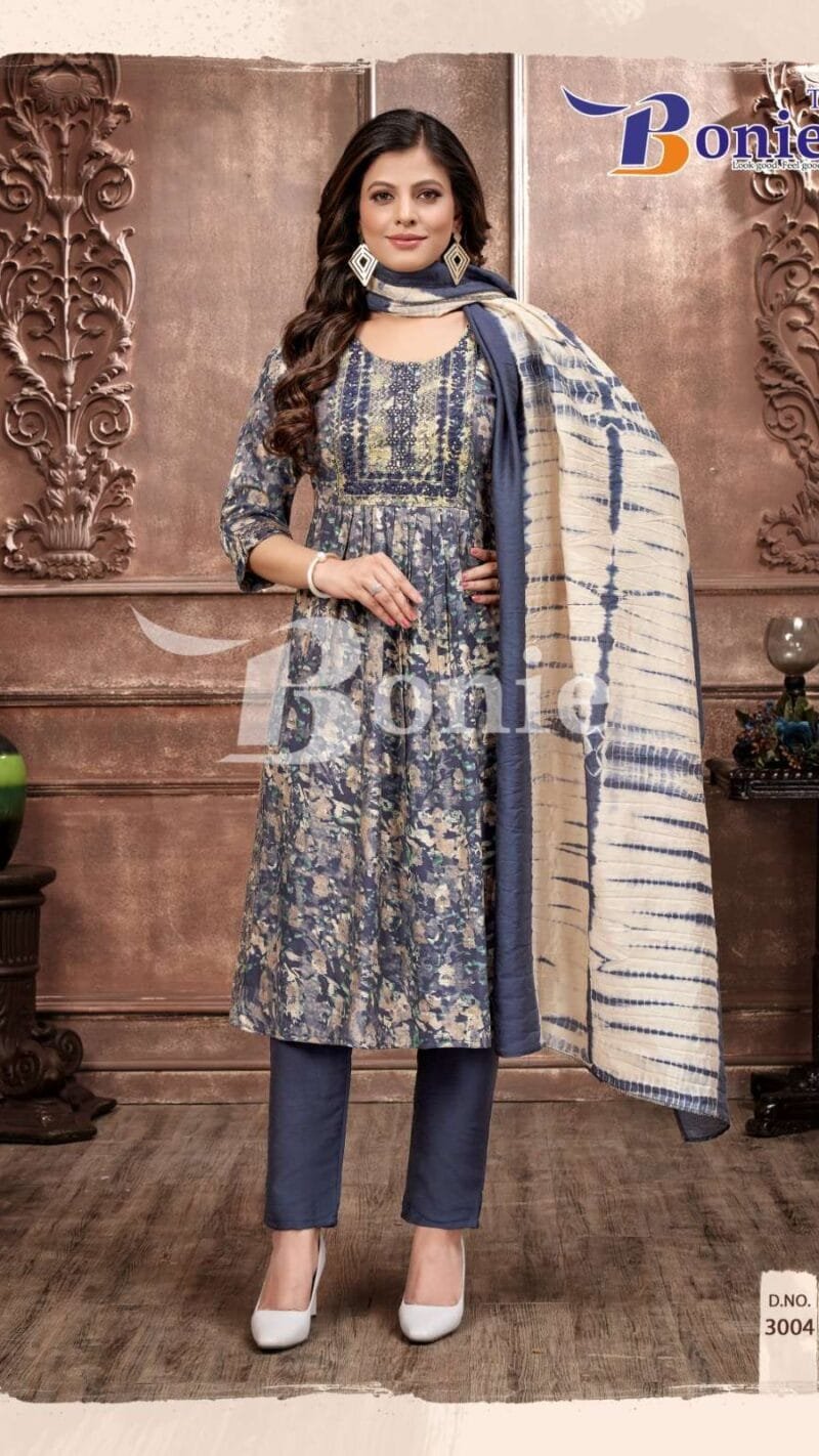 Vaani Vol 3 Bonie Kurti + Pant Dupatta
