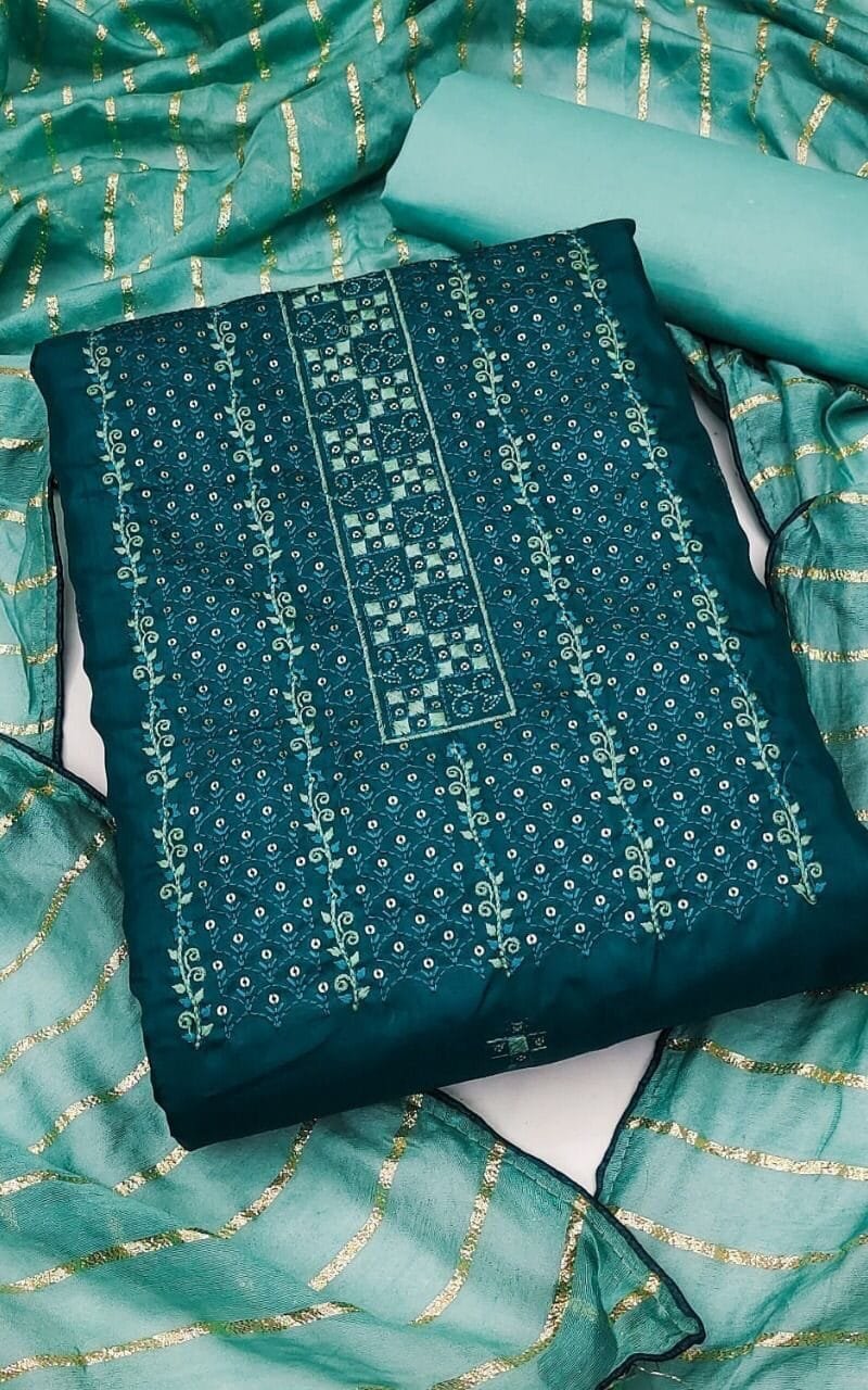 Buy Coco Silk Work Wholesale Dress Material