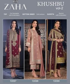 ZAHA KHUSHBU VOL 2 Wholesale Pakistani Salwar Suits